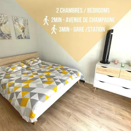 Bouchon Pour 4 Avenue De Champagne A 3 Minutes Apartment *